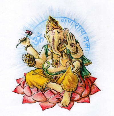 Designtattoo on Ganesha Tattoo Design By  Vohvelielain On Deviantart