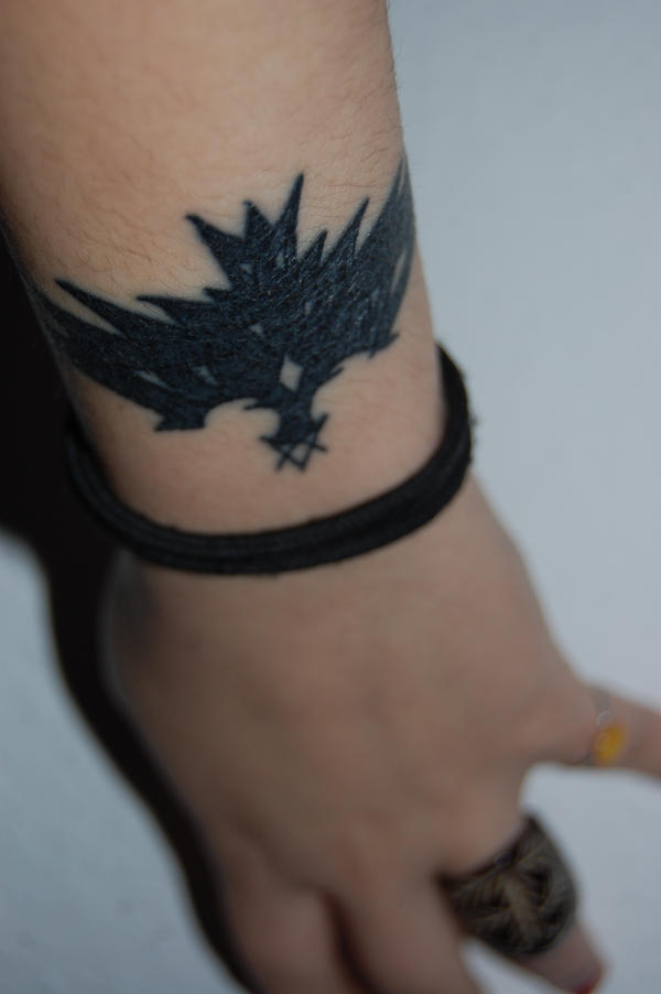 Raven tattoo by SpannerX23 on
