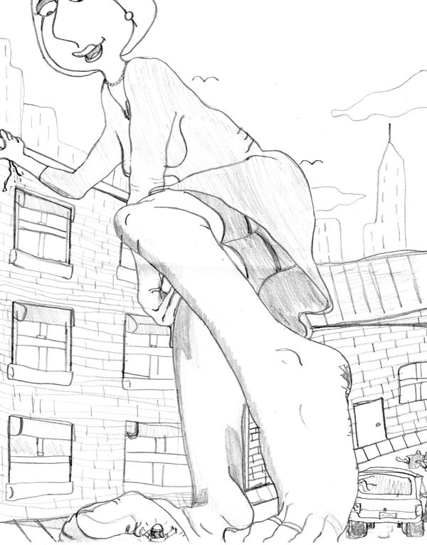 Lois town giantess by Dominex on deviantART