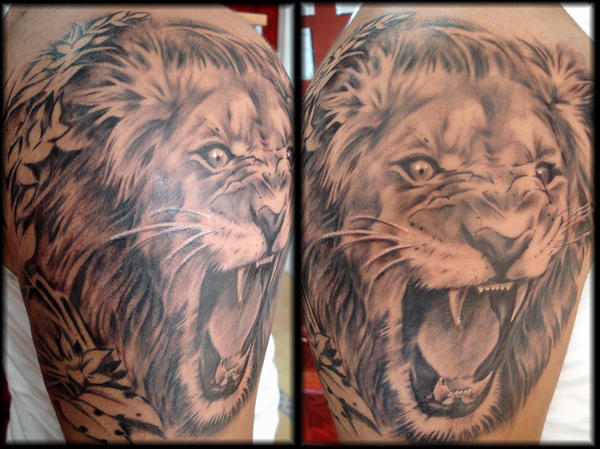 lion tattoo by mojoncio on deviantART