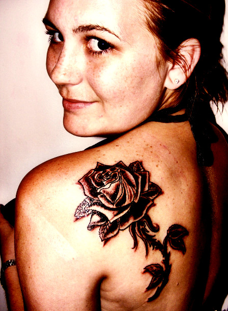 first tattoos. her first tattoo