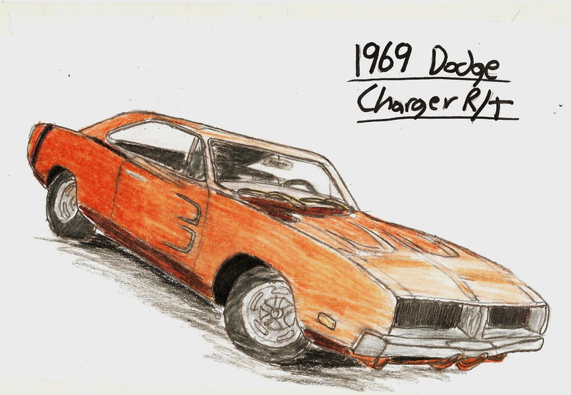 1969 Dodge Charger RT by parkeredwards on deviantART