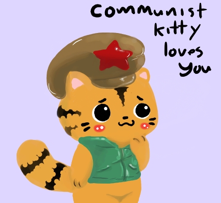 Communist_Kitty_Loves_all_by_KentoDaCat.jpg