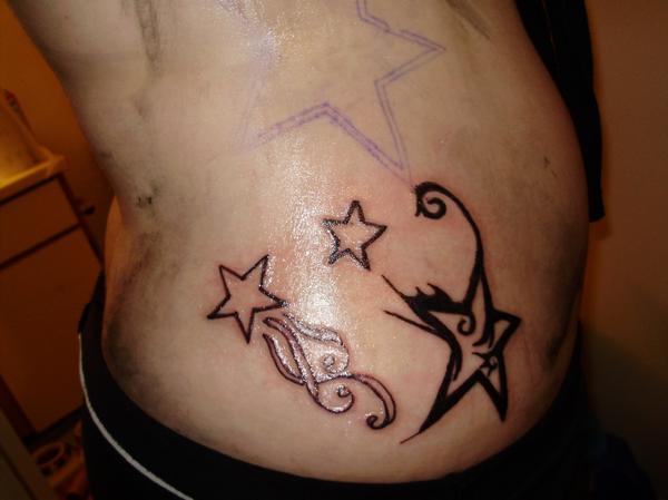 Side Star Tattoo by TormentInk on deviantART star side tattoos