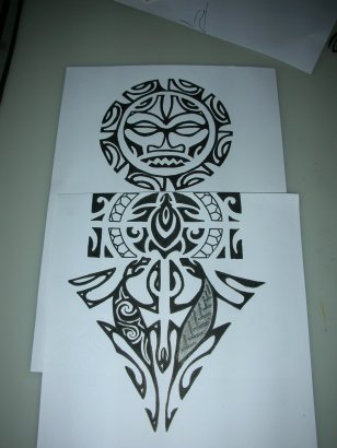 polinesian tattoo. shoulder tattoo. Polynesian