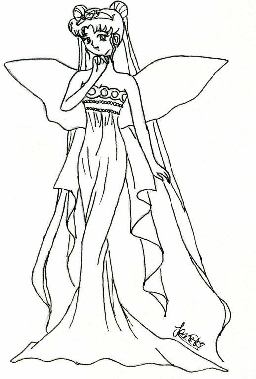 queen serenity coloring pages - photo #35