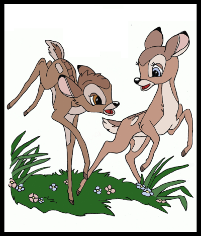 Bambi And Faline. mid ambi ltbambi faline