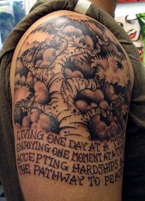 treeness - shoulder tattoo