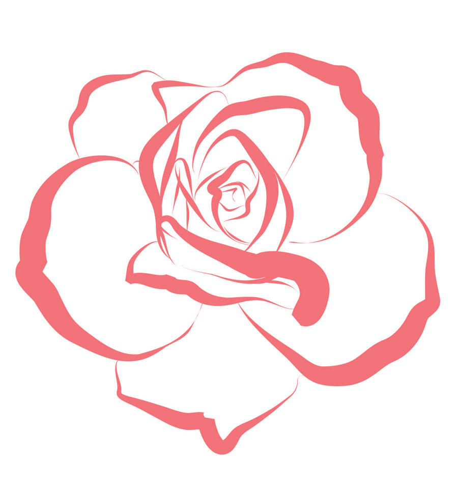 line of roses clipart - photo #3