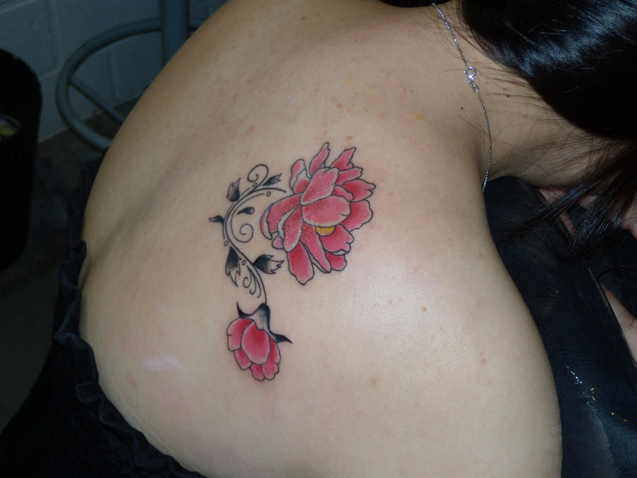 Flower tattoo by Rockineveryday on deviantART