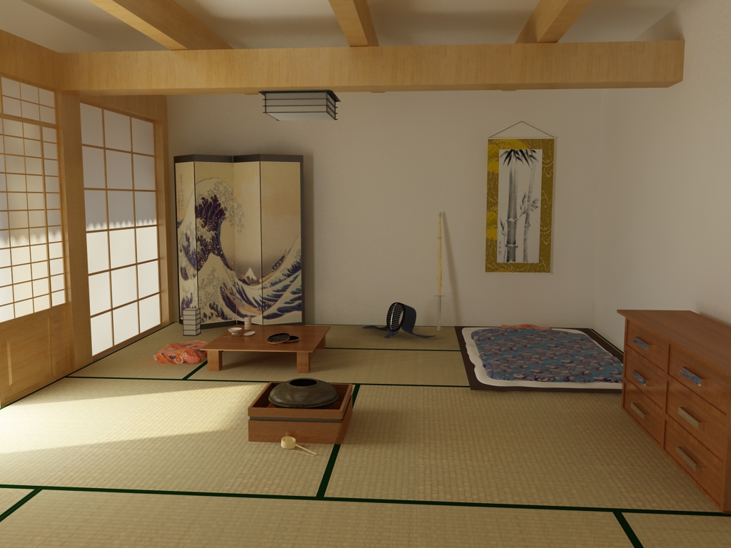 Japanese Bedroom by ken-ichi on DeviantArt