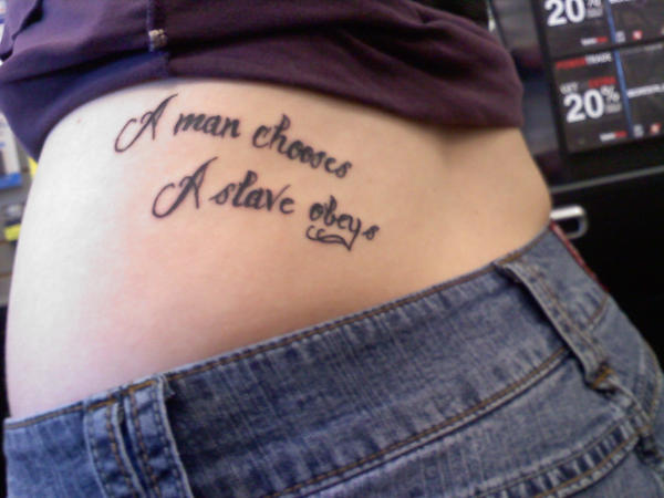 My First Tattoo EXCLAIM by =Apalla on deviantART