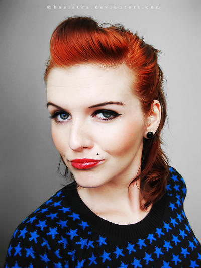 rockabilly hair and makeup. I might get my hair done like