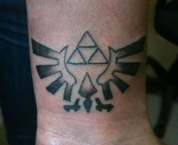 Zelda Triforce tattoo by brado23 on deviantART
