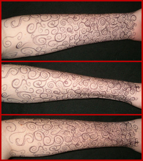 side tattoos