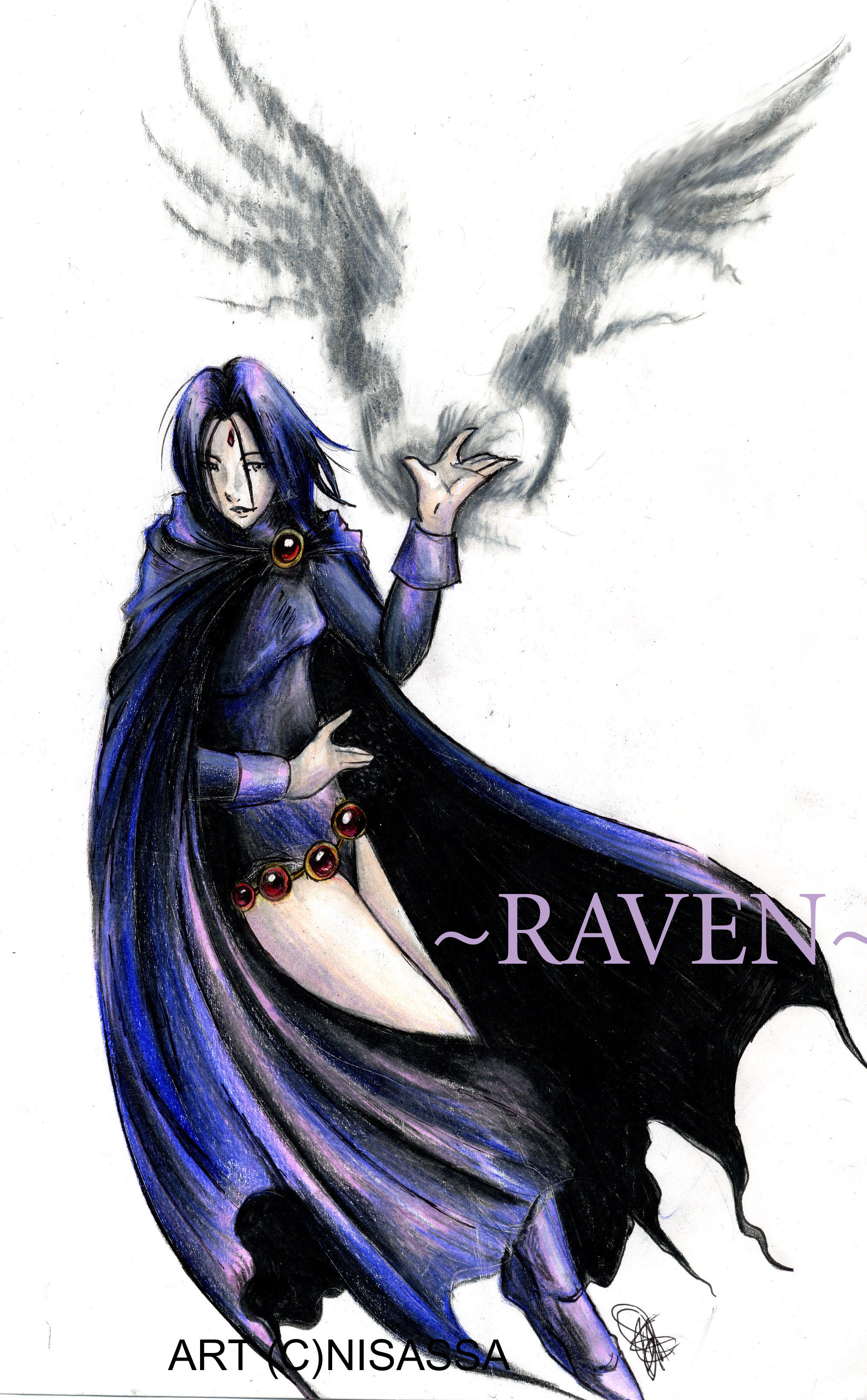 teen titans raven dress up