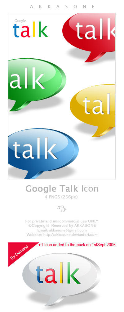 google images icon. Google Talk Icon by ~akkasone