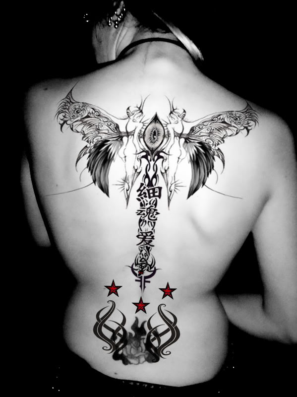 Back Tattoo Concept One