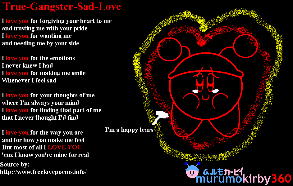 True-Gangster-Sad-Love by murumokirby360
