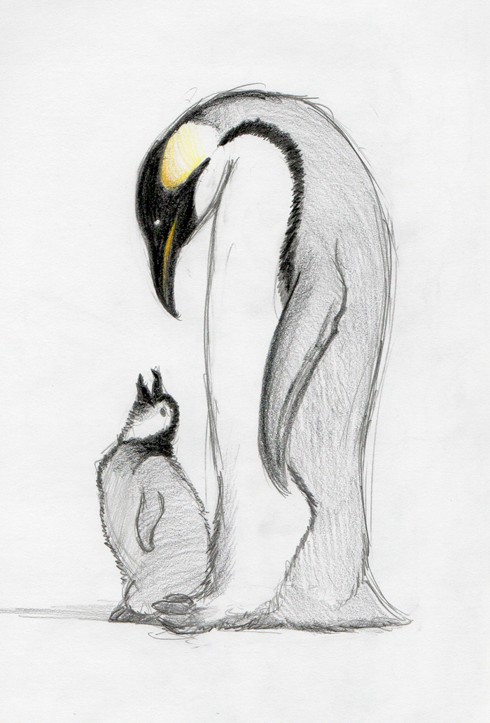 Tattoo - Parental Penguin by *BananaGoddess on deviantART