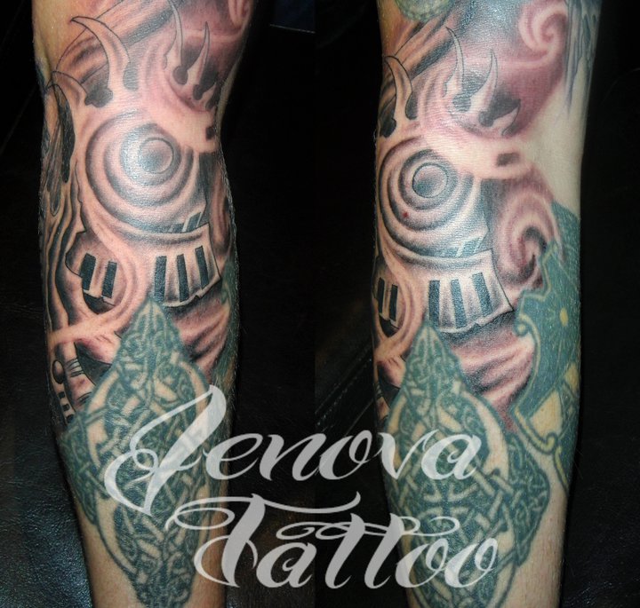 biomechanic tattoo by JennyPennyPasta on deviantART