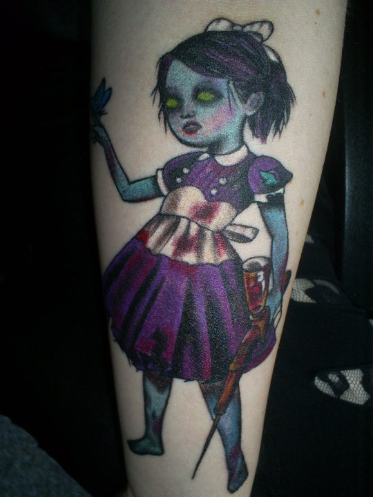 Little Sister tattoo by ~xFloorx on deviantART