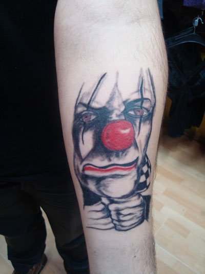 gangster clown tattoos. Gangster Clown Tattoos clown