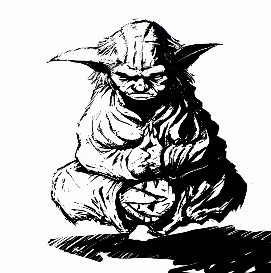 yoda face coloring pages - photo #23