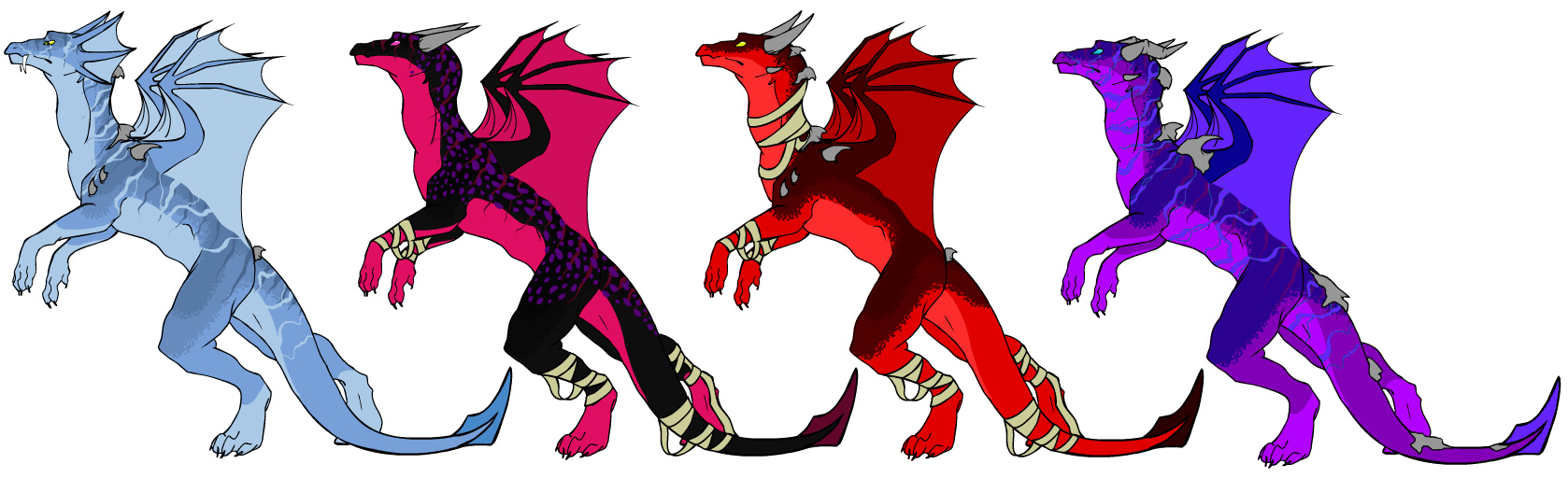 Old Dragon Designs by DragonsOfTheDevil on deviantART