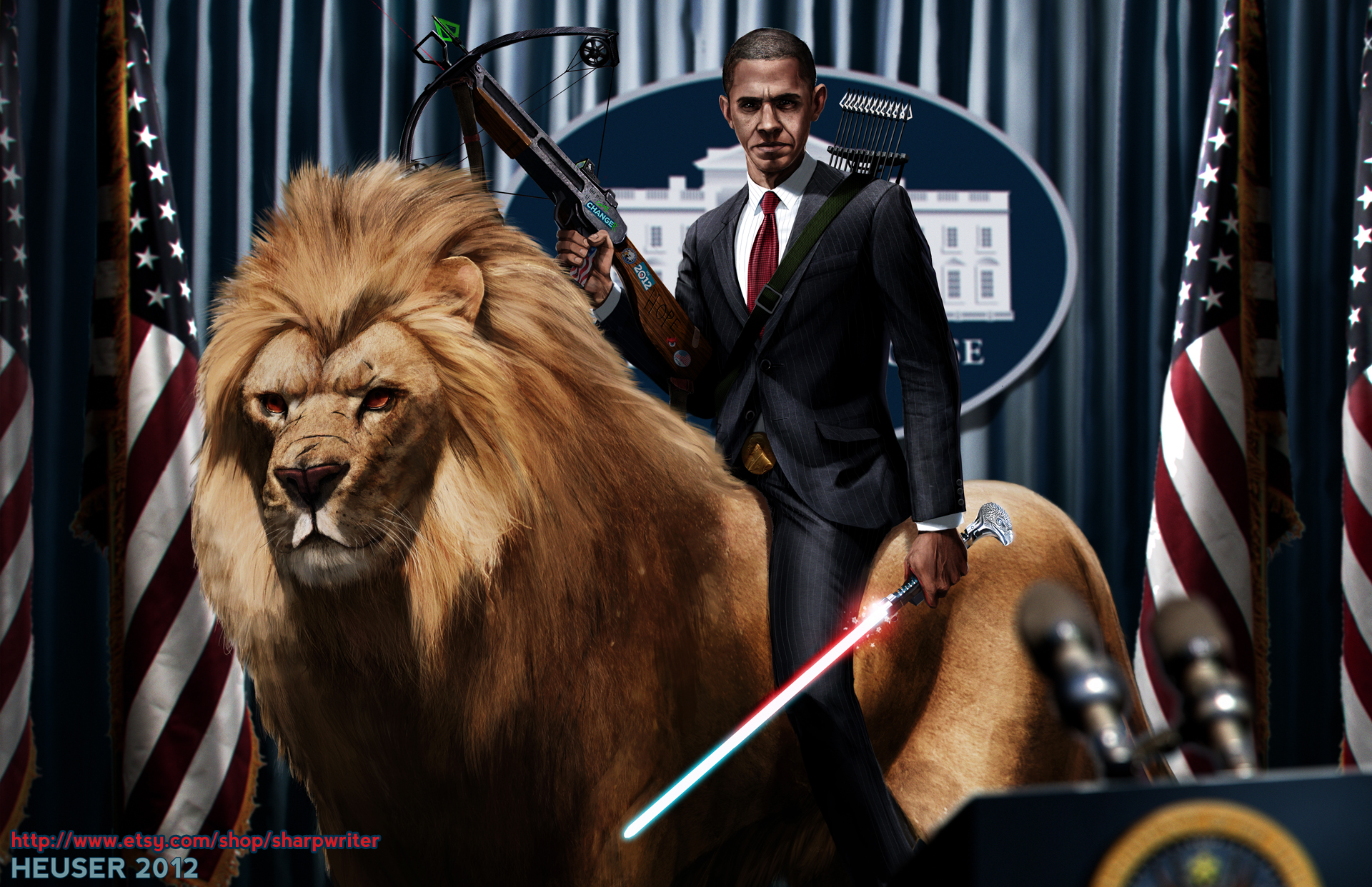 http://fc05.deviantart.net/fs70/f/2012/267/8/c/obama_riding_a_lion_by_sharpwriter-d5ftze6.jpg