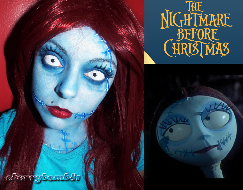 Halloween makeup Sally Nightmare Before Christmas by cherrybomb-81 on ...