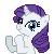 clapping_pony_icon___rarity_by_taritoons