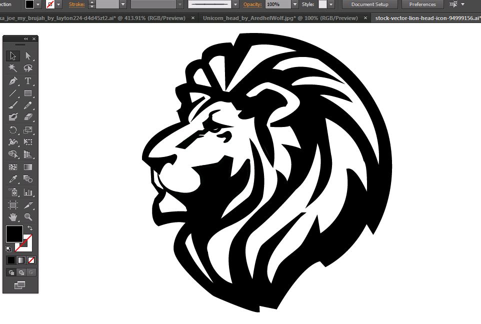 free download vector clipart lion - photo #17