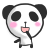 Panda Emoji-05 (Drooling) [V1] by Jerikuto