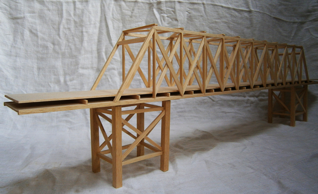 Balsa wood truss bridge by AlanFarrell on DeviantArt