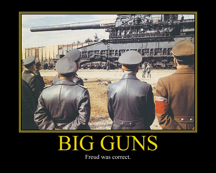 Big Guns Motivational Poster by DaVinci41