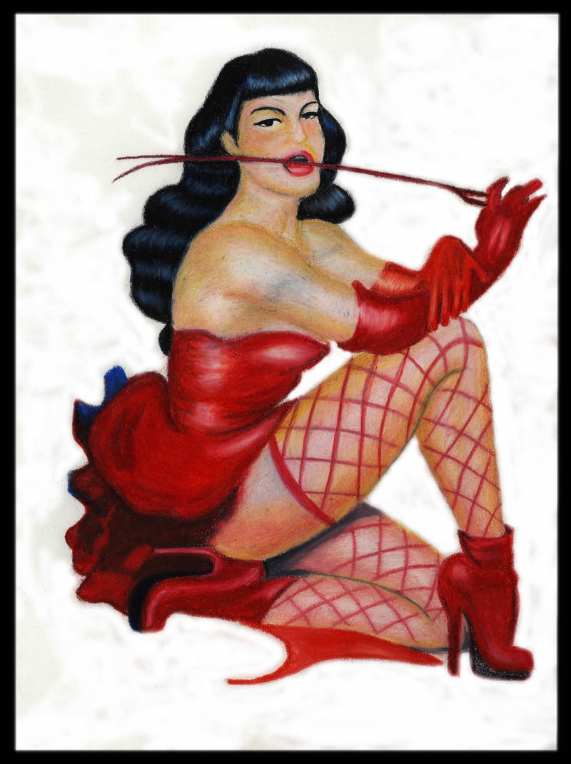Bettie Page PinUp by