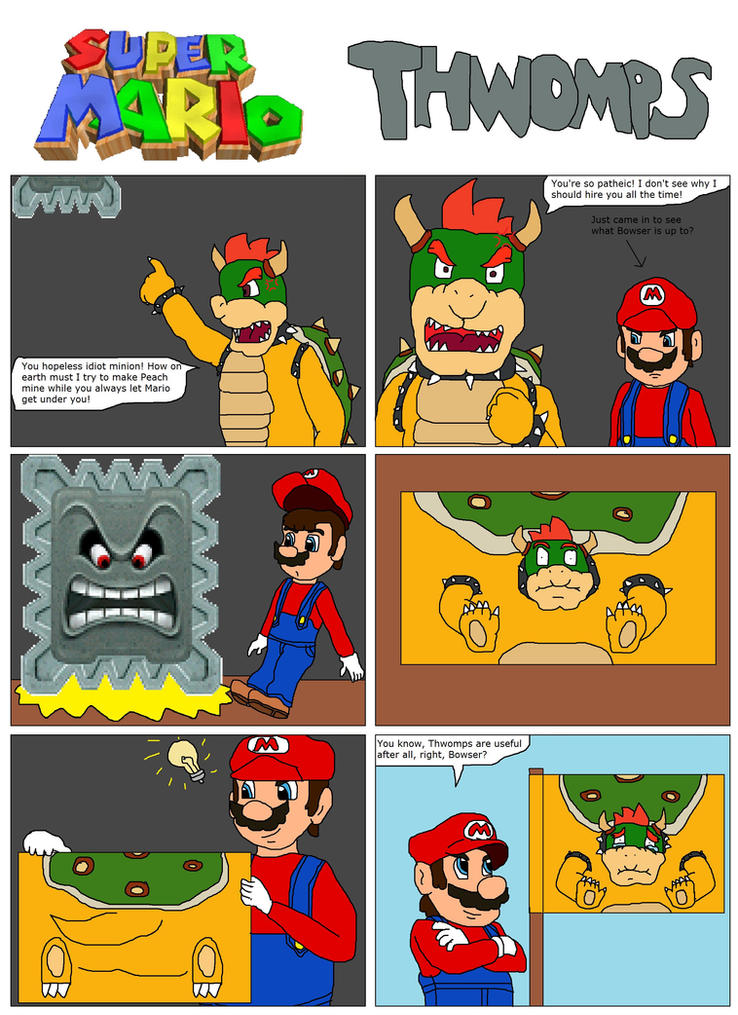 Mario comic Thwomps by ~SuperSaiyanCrash on deviantART
