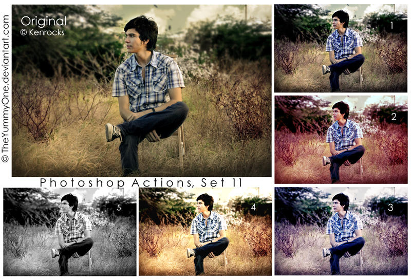 Photoshop Actions, Set 11 by TheYummyOne