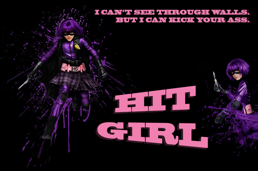 KickAss Hit Girl wallpaper by VampireMage on deviantART