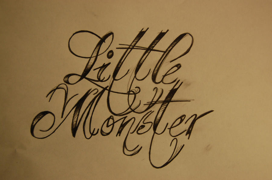 Little Monster Tattoo Design