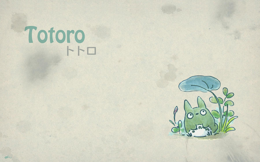 totoro wallpaper. Totoro - Wallpaper 4 by