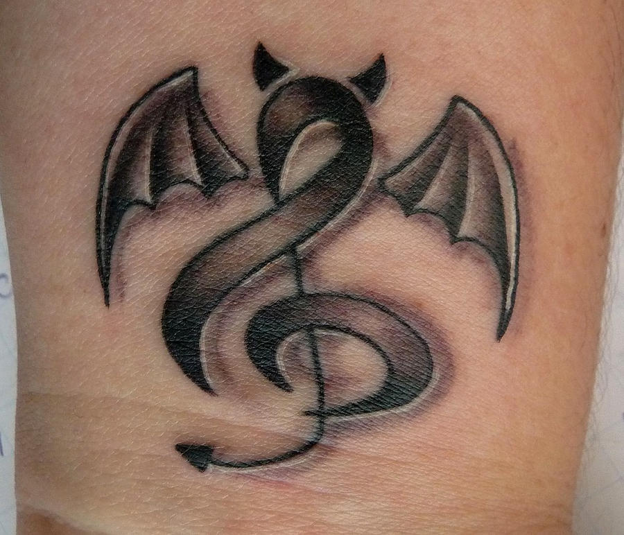 My clef tattoo by ~anushkacz on deviantART