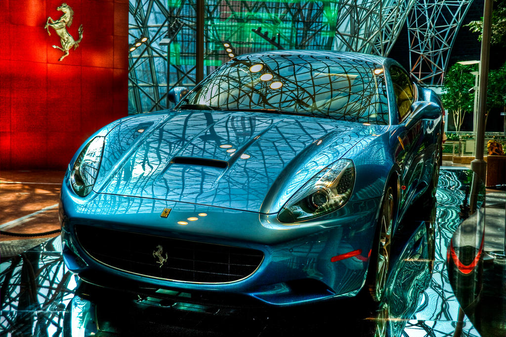 2010 Blue Ferrari by vangel777 on deviantART