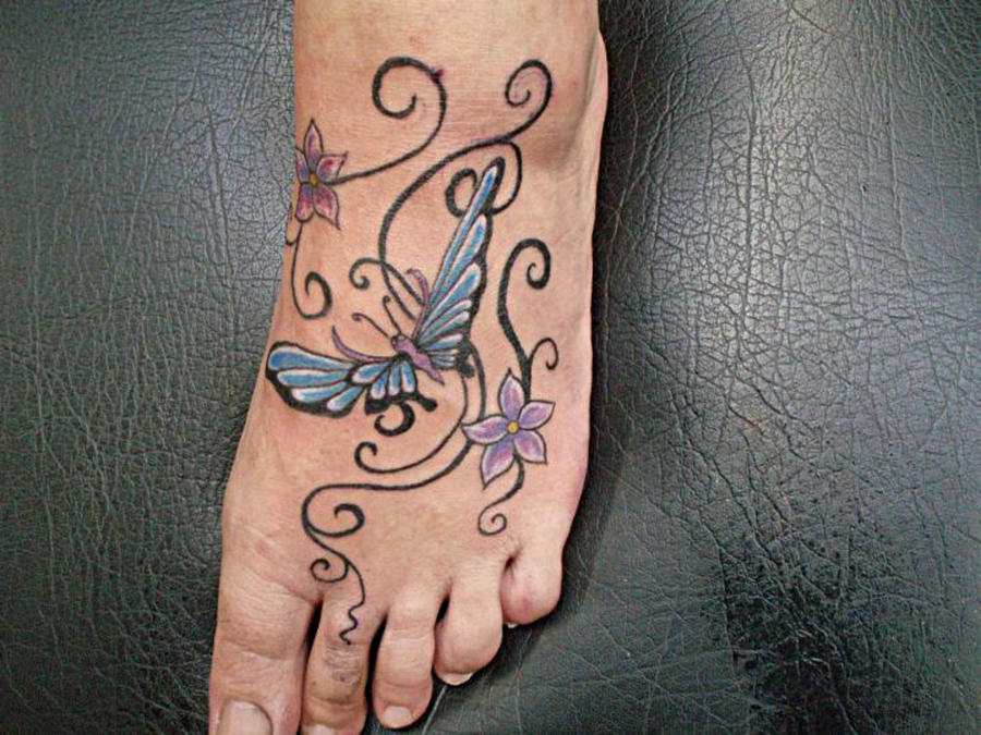 Tattoo 0225 - flower tattoo