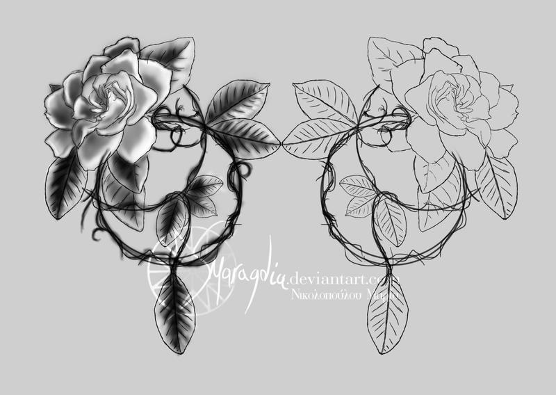 Gardenia tattoo 2 by