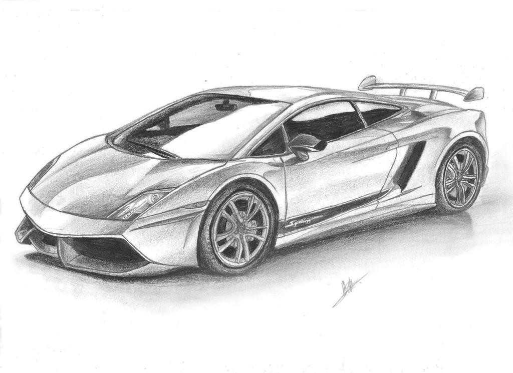 Lamborghini Gallardo Draw by SaMuVT on DeviantArt