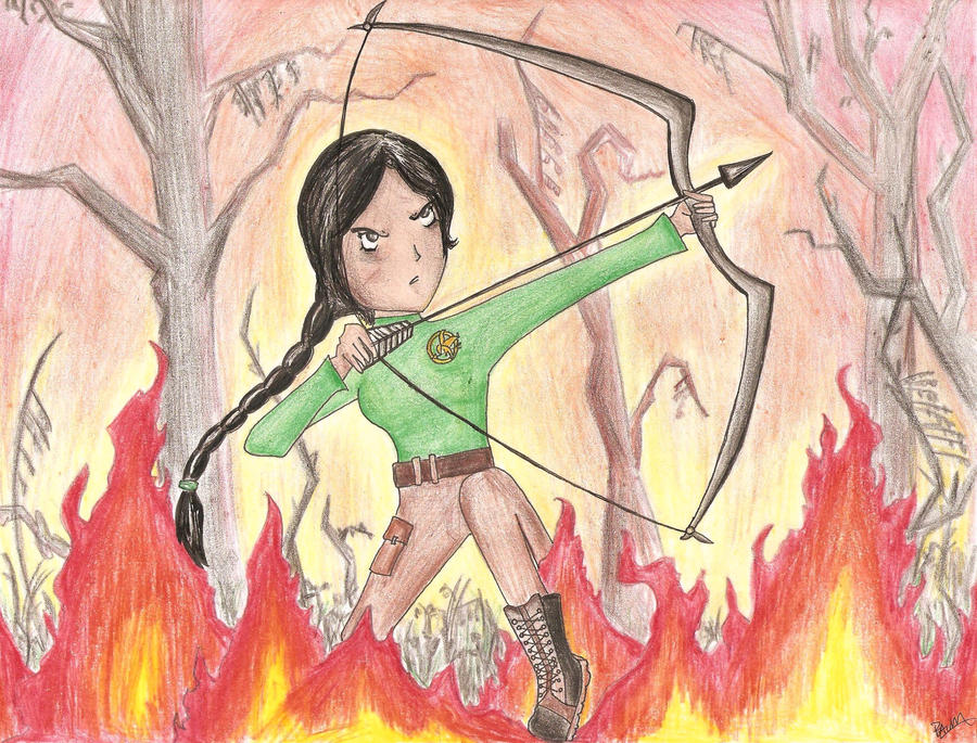 Katniss Everdeen by 1CrazyVegetarian on deviantART