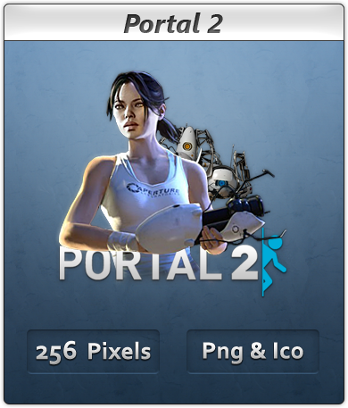 portal 2 chell. Portal 2 - Chell - Icon by