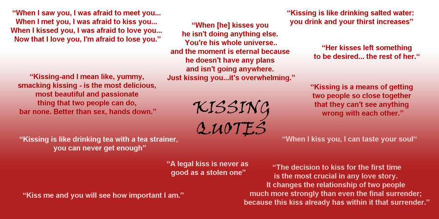 quotes on kissing. quotes about kissing. kissing quotes by ~petruschka09 on deviantART